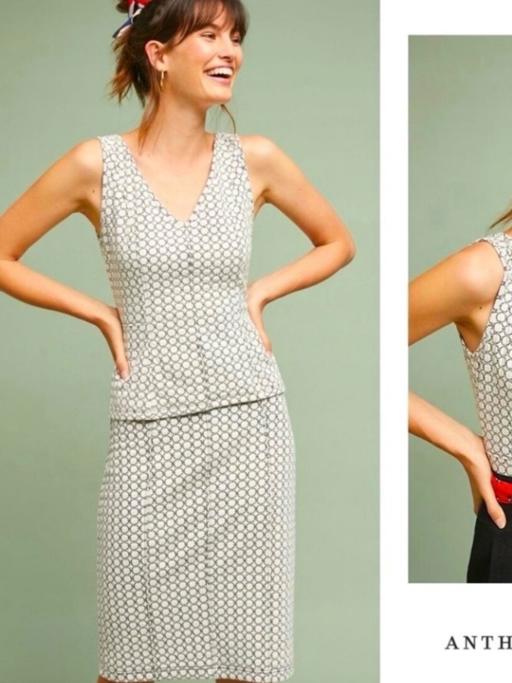 Anthropologie Maeve Astoria Pencil Skirt Sz M